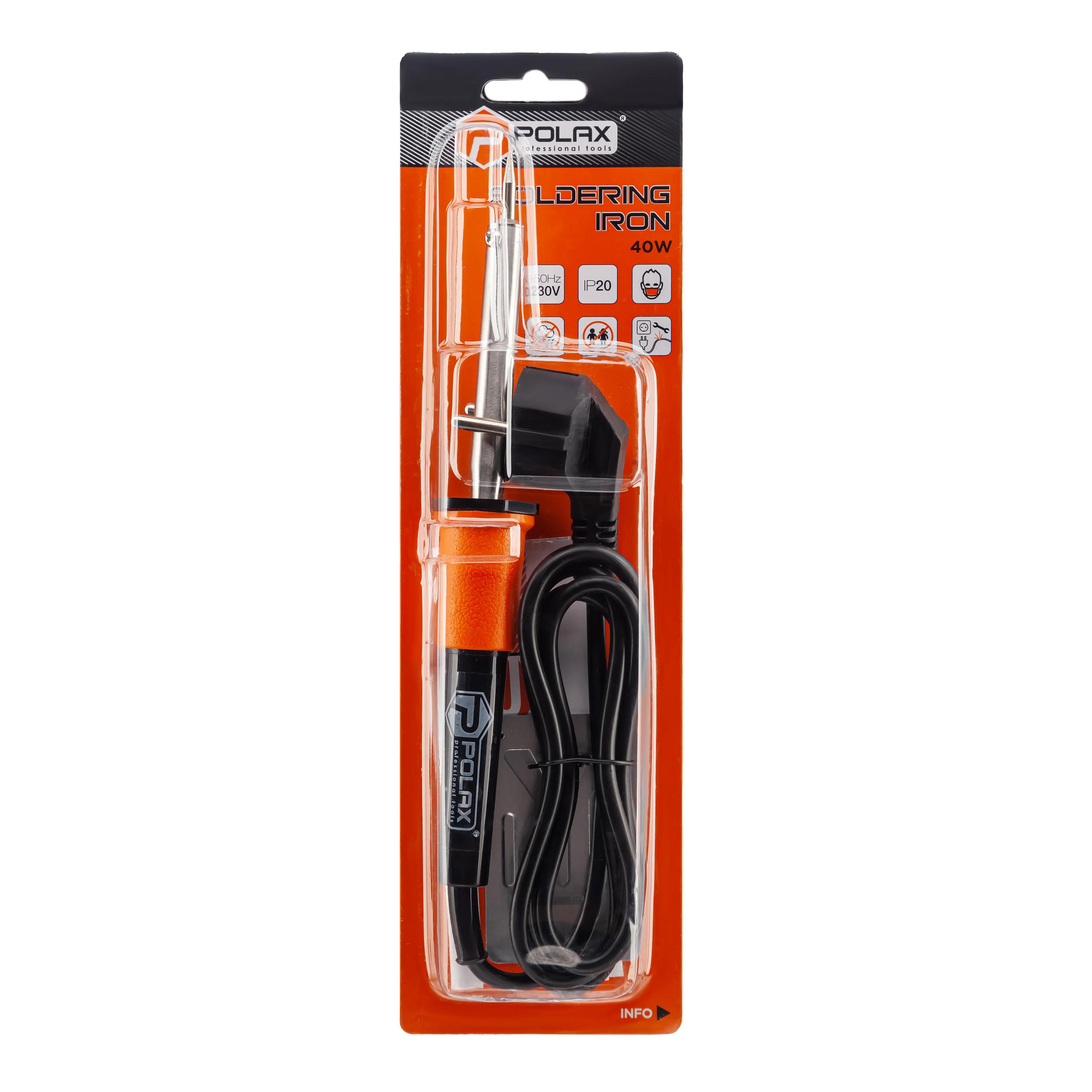 Паяльник електричний контактний 40 W Polax (32-009) - 430472