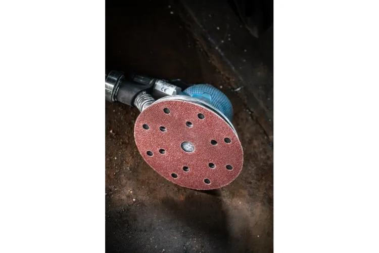 Круг шліфувальний з отворами, 125 G80, HT8D122 уп 5 шт Hoegert - 430713