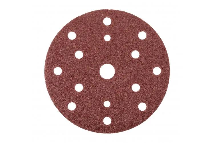 Круг шліфувальний з отворами, 150 G40, HT8D130 уп 5 шт Hoegert - 430722