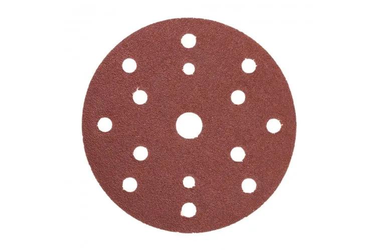 Круг шліфувальний з отворами, 150 G80, HT8D132 уп 5 шт Hoegert - 430726