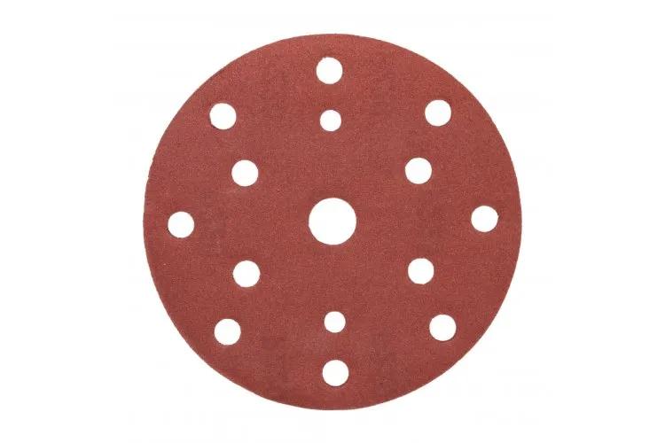 Круг шліфувальний з отворами, 150 G220, HT8D137 уп 5 шт Hoegert - 430736