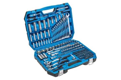Набір інструментів 1/2", 1/4", 3/8", HT1R444 уп 222 шт Hoegert - 431201