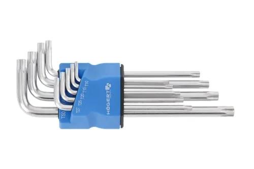 Набір ключів Torx, довгих, HT1W830 уп 9 шт Hoegert - 431343