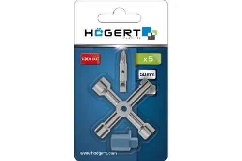 Ключ для розподільчих шаф, HT1W760 уп 1 шт Hoegert - 431359