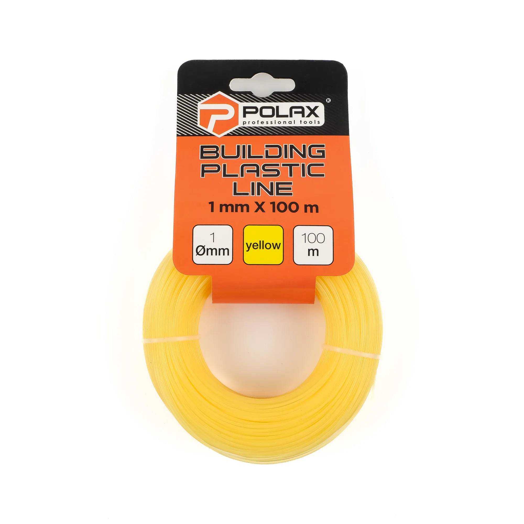 Лісочка будівельна Polax 1 мм X 100 м, жовта (30-013) - 431579