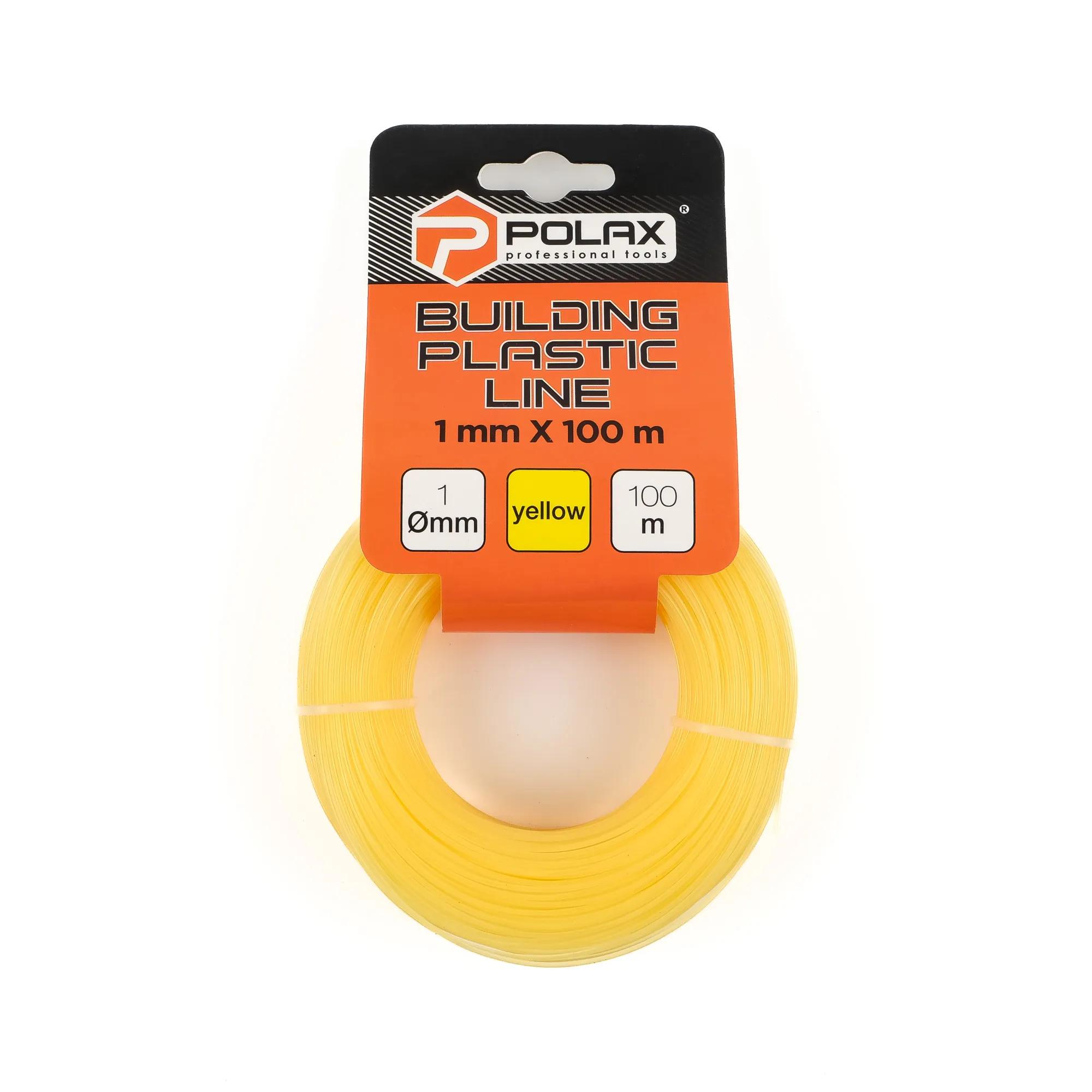 Лісочка будівельна Polax 1 мм X 100 м, жовта (30-013) - 431579
