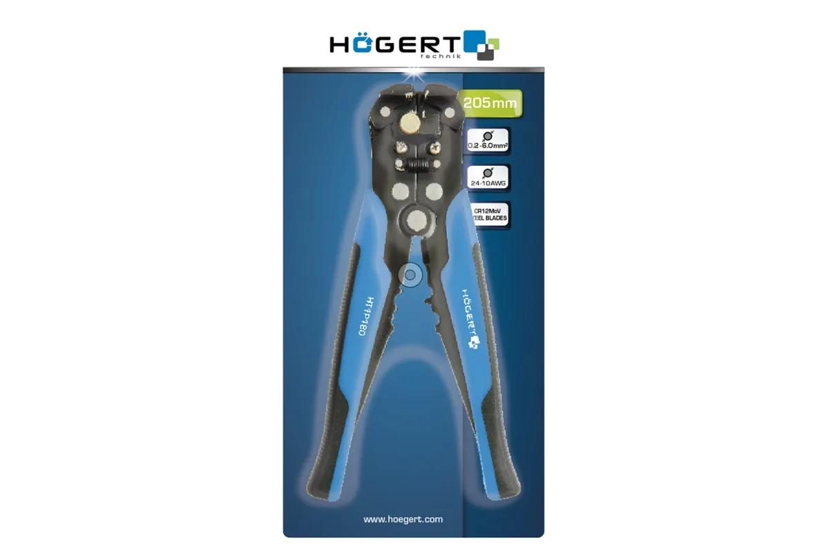 Кліщі автоматичні для зняття ізоляції HT1P181, Hoegert - 431833