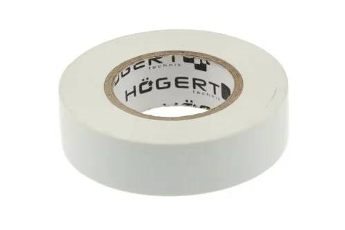 Лента изоляционная ПВХ, белая, HT1P285 уп 1 шт Hoegert - 432094