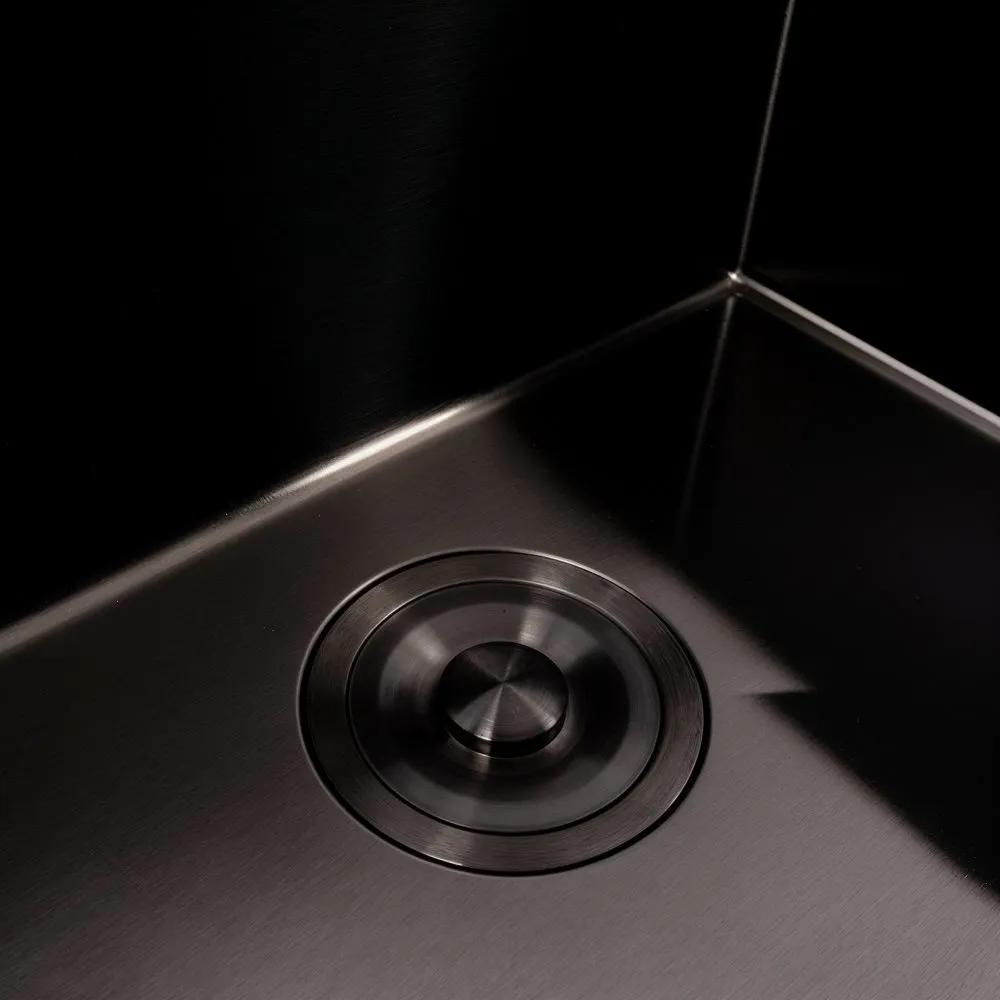 Кухонна мийка 50*40 PVD чорна VALESO Handmade (3,0/1,0) - 441565