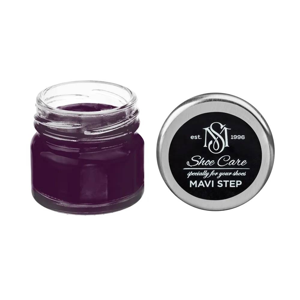 Крем-краска для замши и нубука MAVI STEP Custom Черно-сине-красный 7020-R40B - 446995
