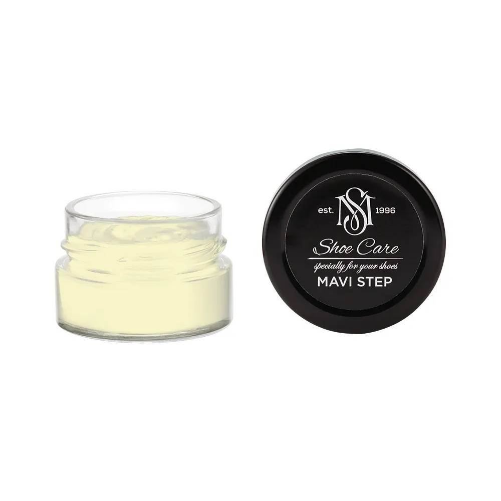 Крем-краска для нубука и замши MAVI STEP Custom Бледо-желтый лимон 0515-G80Y - 447511