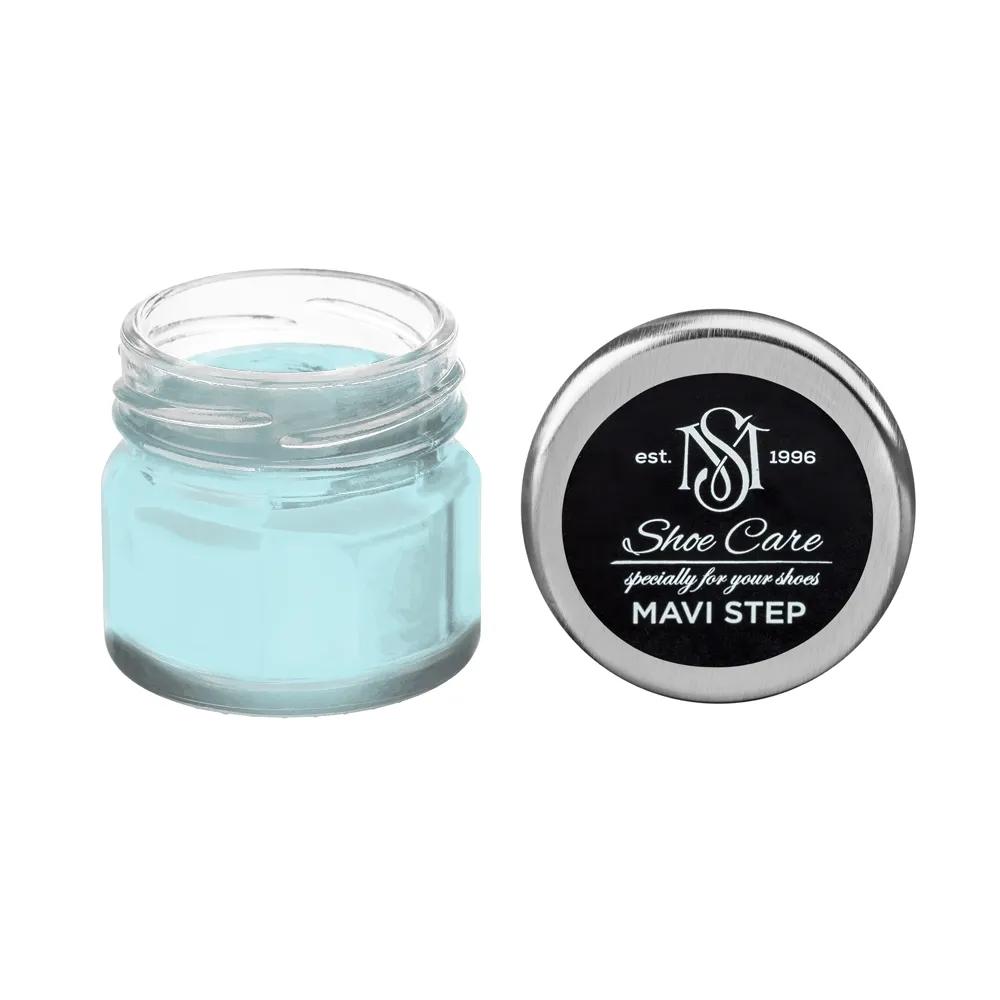 Крем-фарба для замші та нубука MAVI STEP Custom Блакитно-сріблястий 0520-B30G - 447807