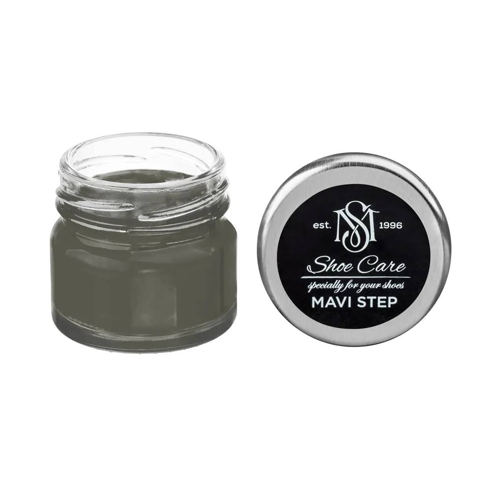Крем-краска для замши и нубука MAVI STEP Custom Черно-салатово-серый 7005-G80Y - 448385