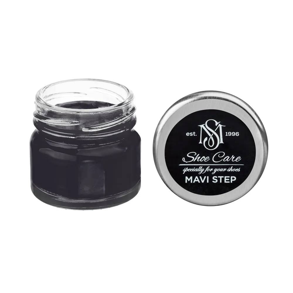 Крем-фарба для замші та нубука MAVI STEP Custom Чорно-синій із сірим 8005-R50B - 448396