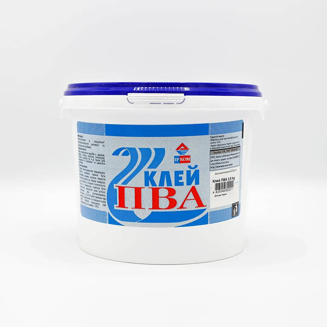 Клей ПВА ИРКОМ, 2,5 кг, белый - 450307