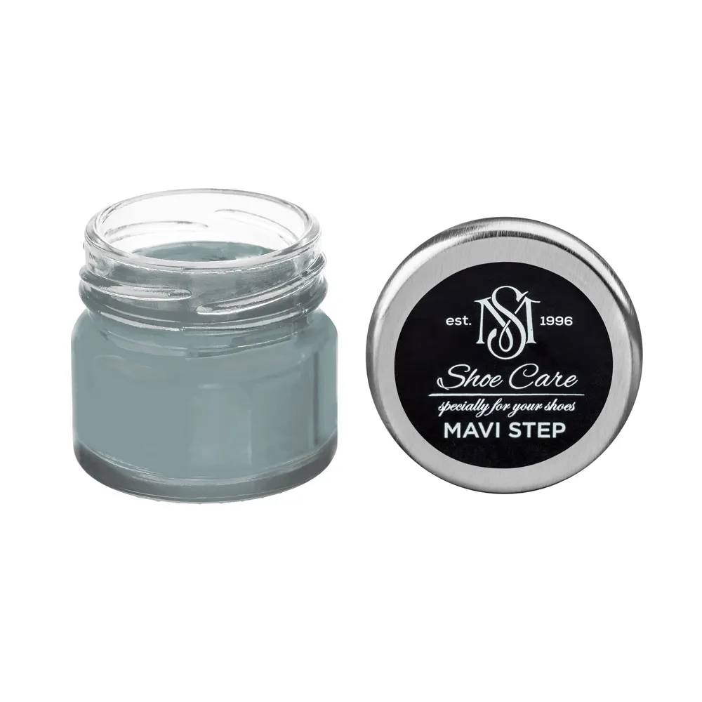 Крем-фарба для замші та нубука MAVI STEP Custom Синьо-сіро-блакитний 4010-B50G - 450396