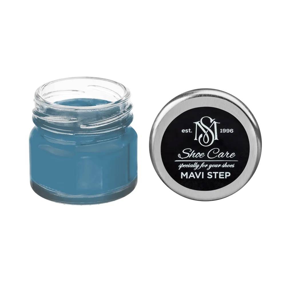 Крем-фарба для замші та нубука MAVI STEP Custom Блакитний темний 4030-B - 450397