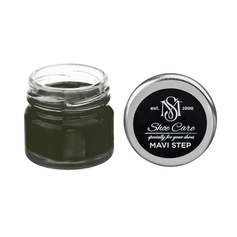 Крем-фарба для замші та нубука MAVI STEP Custom Чорно-золотий 8010-G50Y - 450909