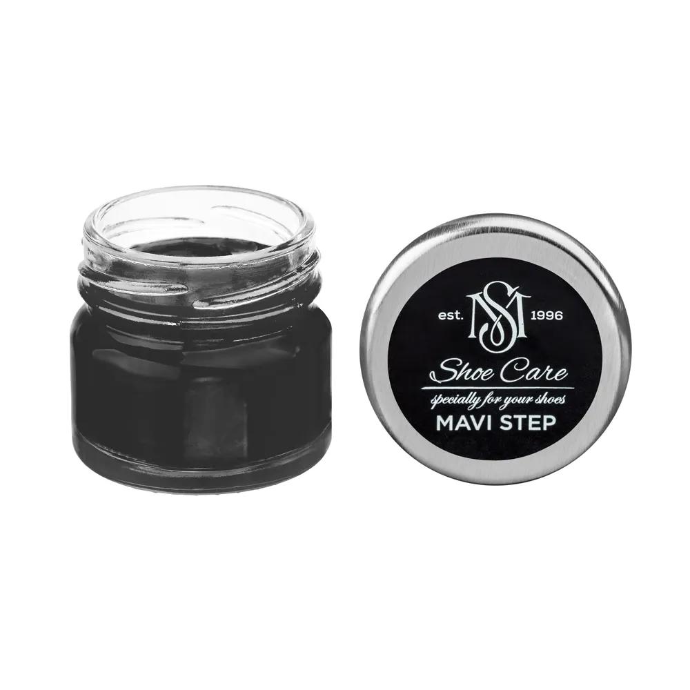 Крем для обуви из гладкой кожи MAVI STEP Custom Карбон черный матовый 8500-N - 459635