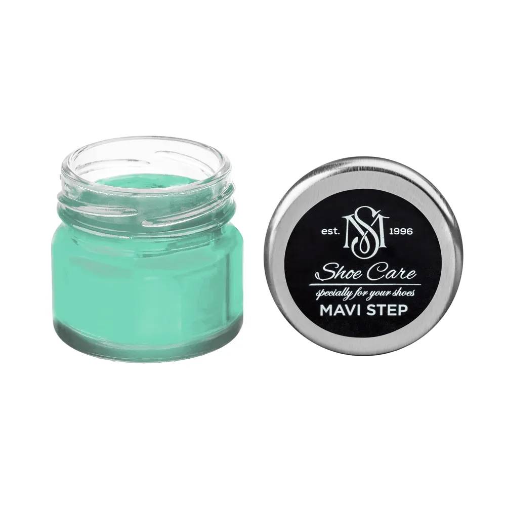 Крем для обуви из гладкой кожи MAVI STEP Custom Аквамарин темный 1040-B90G - 462359