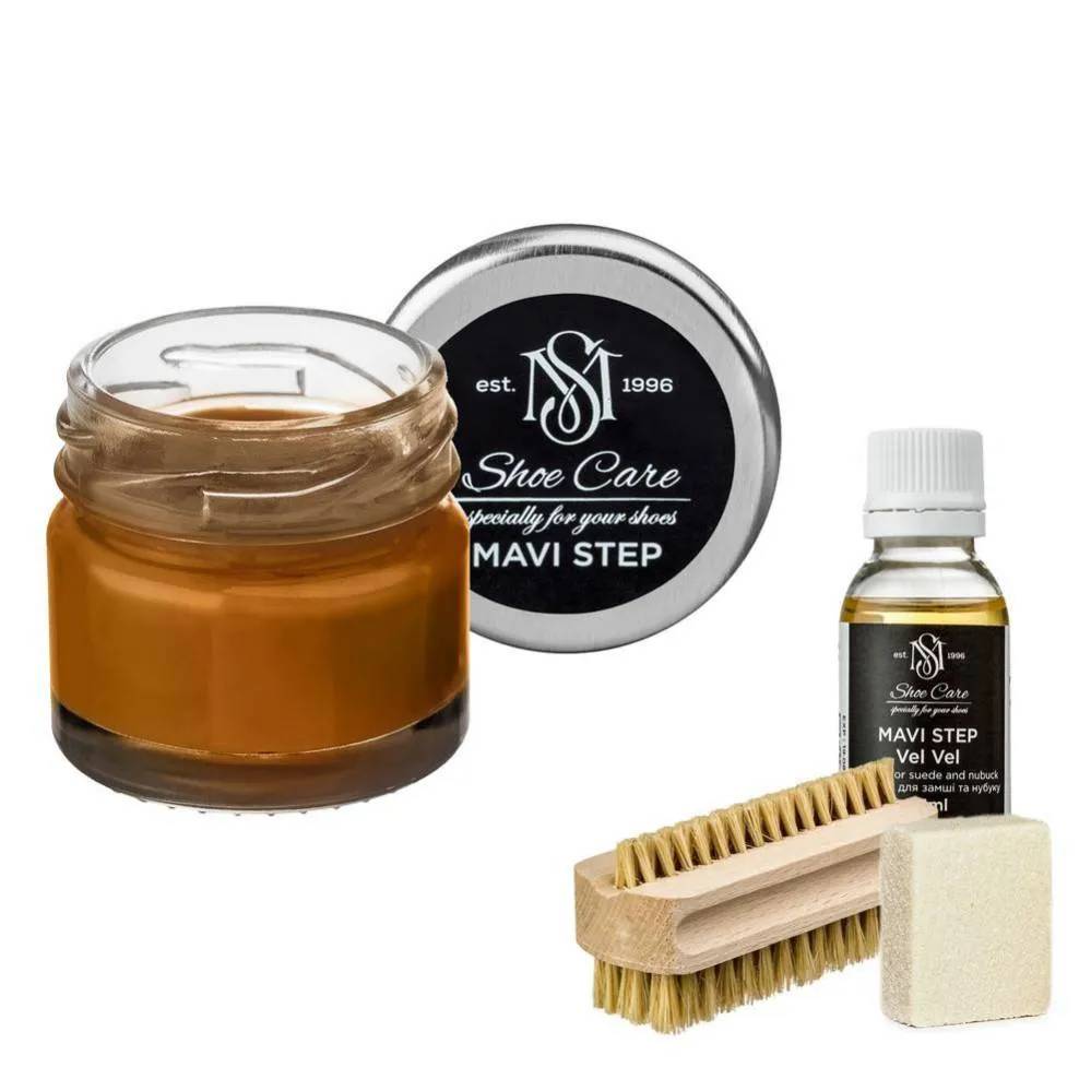 Набор для ухода за обувью из замши и нубука MAVI STEP Aurora Kit 120 мокко (AURORA/120) - 469081