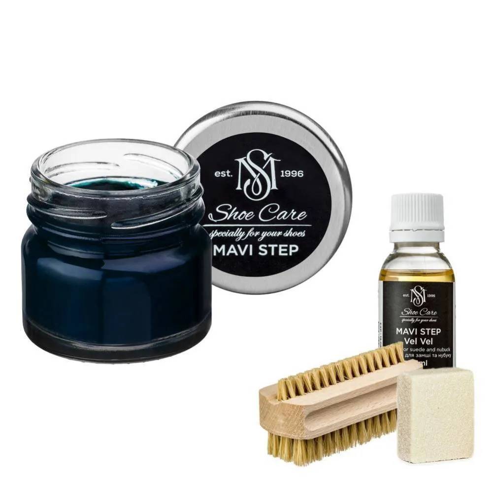 Набор для ухода за обувью из замши и нубука MAVI STEP Aurora Kit 116 полуночный (AURORA/116) - 469084