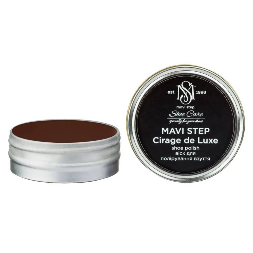 Віск для взуття зі шкіри MAVI STEP Cirage de Luxe 25 мл 337 темно-коричневий (C12/337/025) - 469226