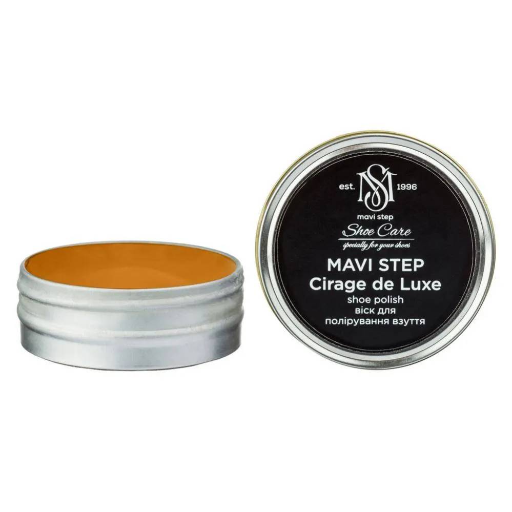 Віск для взуття зі шкіри MAVI STEP Cirage de Luxe 25 мл 331 червоно-жовто-коричневий (C12/331/025) - 469227