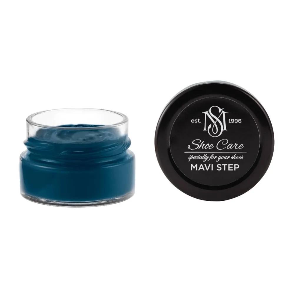 Крем-фарба для замші та нубуку MAVI STEP Multi Oil Balm 50 мл 158 темний сіро-синій (E07/158/050) - 475367
