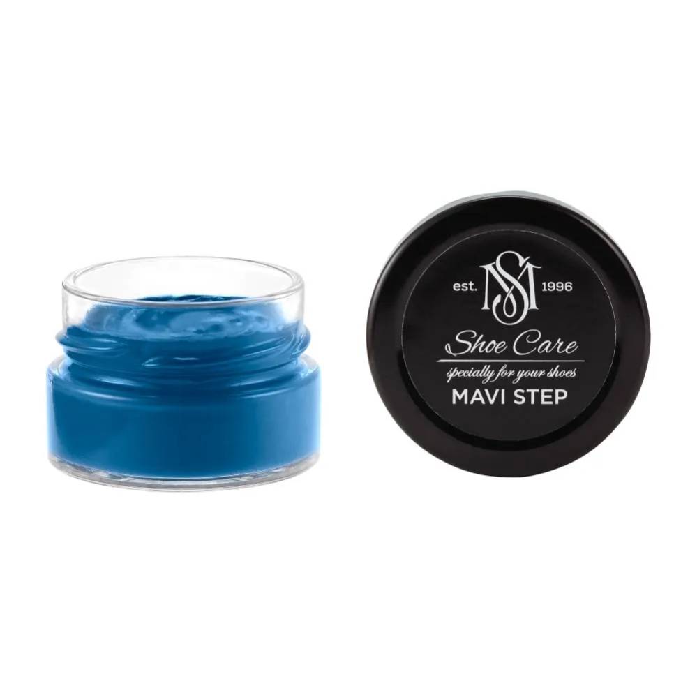 Крем-фарба для замші та нубуку MAVI STEP Multi Oil Balm 50 мл 122 небесно-синій (E07/122/050) - 475398
