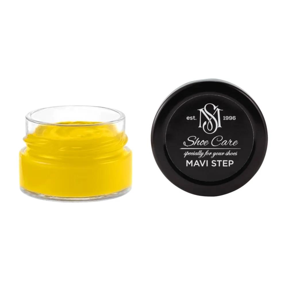 Крем-фарба для замші та нубуку MAVI STEP Multi Oil Balm 50 мл 107 яскраво-жовтий (E07/107/050) - 475413
