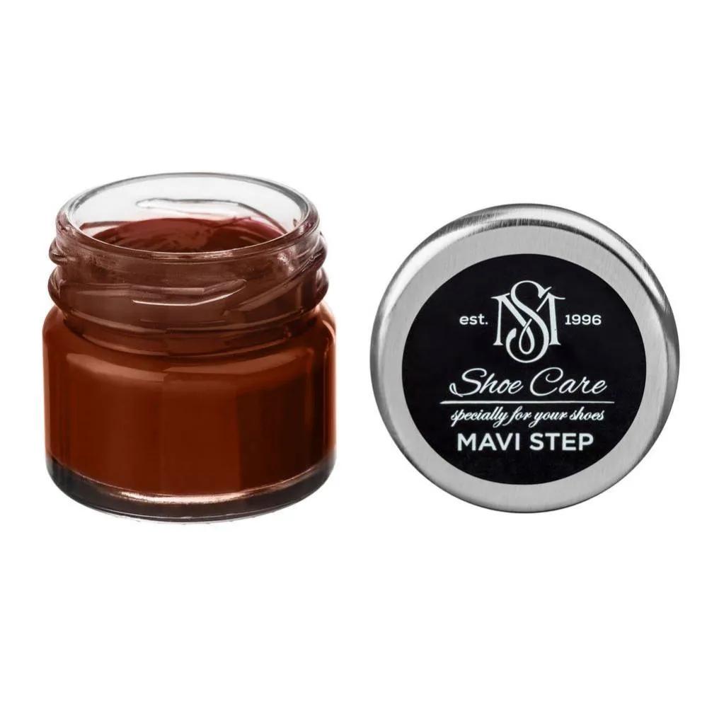 Крем-фарба для замші та нубуку MAVI STEP Multi Oil Balm 25 мл 157 горіхово-коричневий (E07/157/025) - 475441