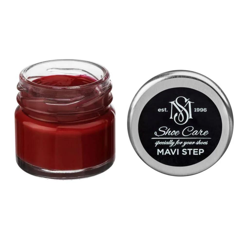 Крем-фарба для замші та нубуку MAVI STEP Multi Oil Balm 25 мл 156 вишневий (E07/156/025) - 475442