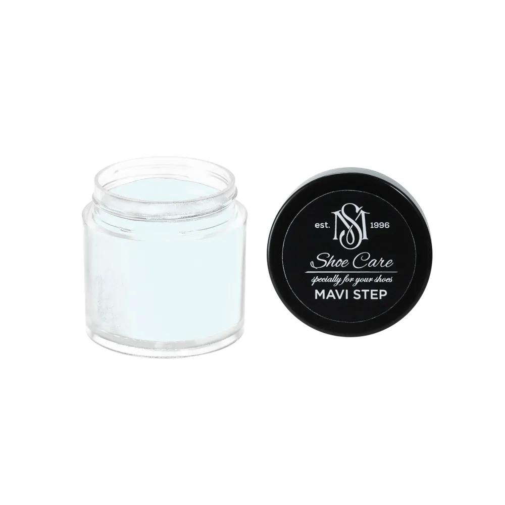 Крем для взуття з гладкої шкіри MAVI STEP Custom Ментолово-білий 0505-B50G - 476288
