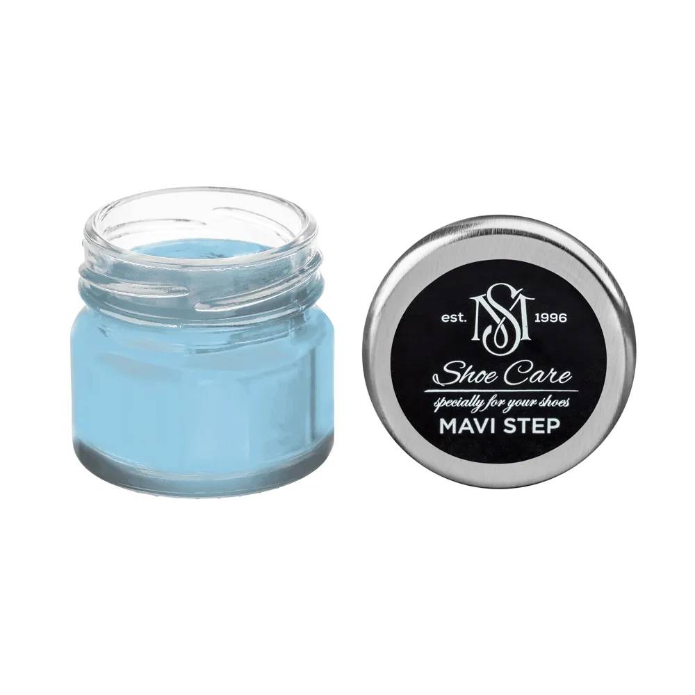 Крем для обуви из гладкой кожи MAVI STEP Custom Голубое небо 1030-B - 476666