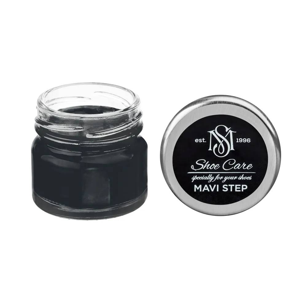 Крем для обуви из гладкой кожи MAVI STEP Custom Чёрный с элементами коричневого и жёлтого 8502-B - 483546