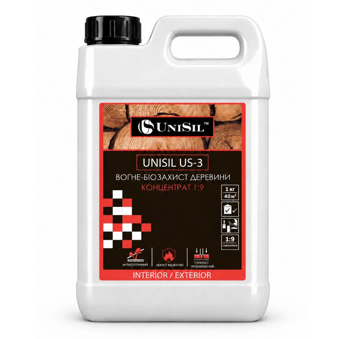 Огнебиозащита древесины UniSil US-3, концентрат 1:9, 5 кг - 491810