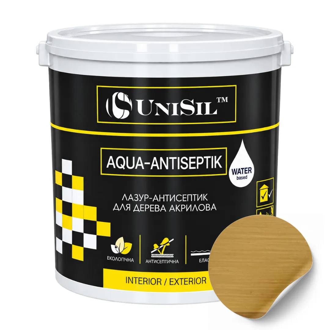Лазур-антисептик акрилова для дерева UniSil Aqua-Antiseptik, калужниця, 0,75 л - 491826