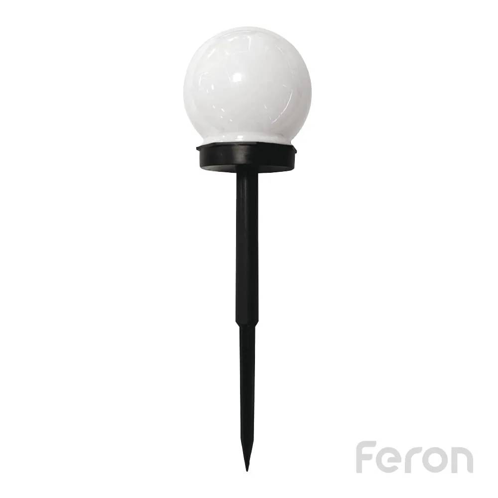 Ґрунтовий світлодіодний світильник Feron PL121 3000K на сонячній батареї чорний - 492733