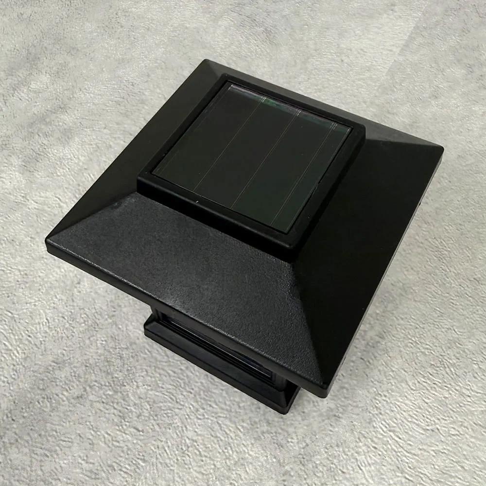 Грунтовый светодиодный светильник Feron PL145 2800К на солнечной батарее черный - 492742