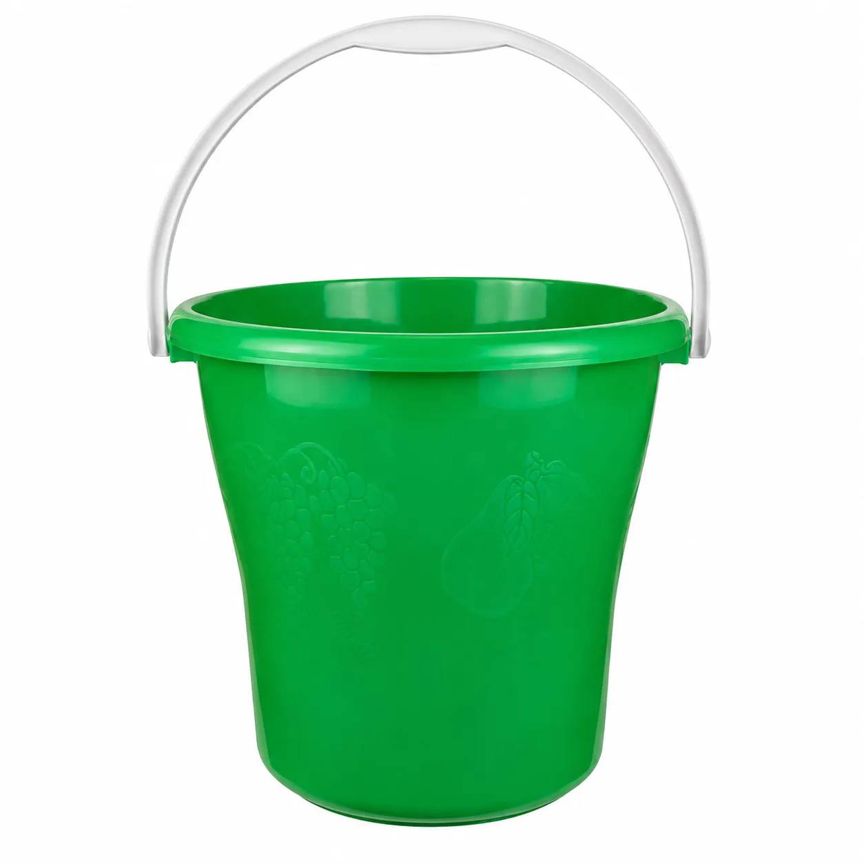 Ведро пластиковое 10 л SoloPlast «Фрукты» с ручкой, В-10 зелене - 492940