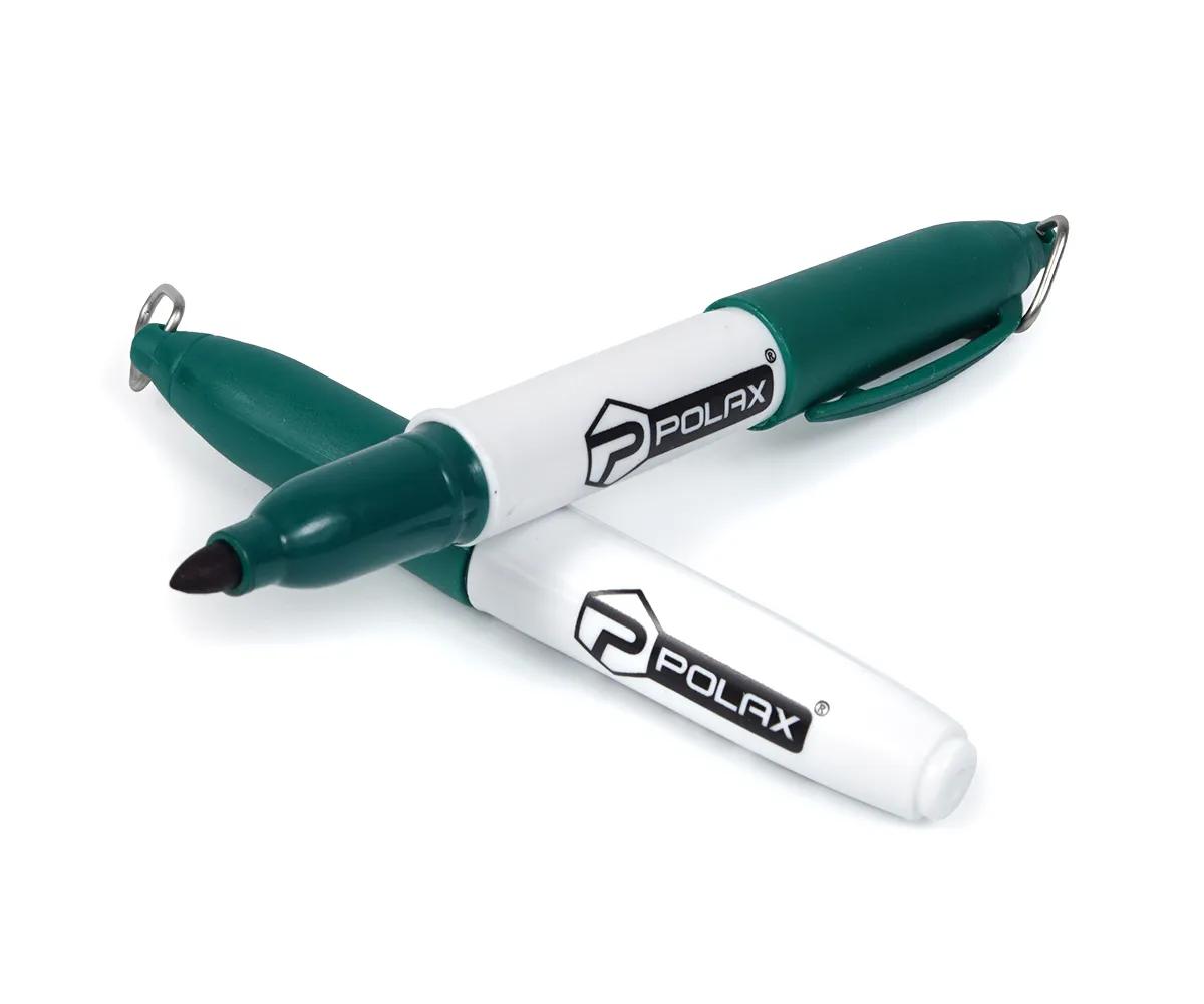 Мини-маркер Polax перманентный строительный: цвет (black, red, blue, green) 80 шт (49-003) - 493208