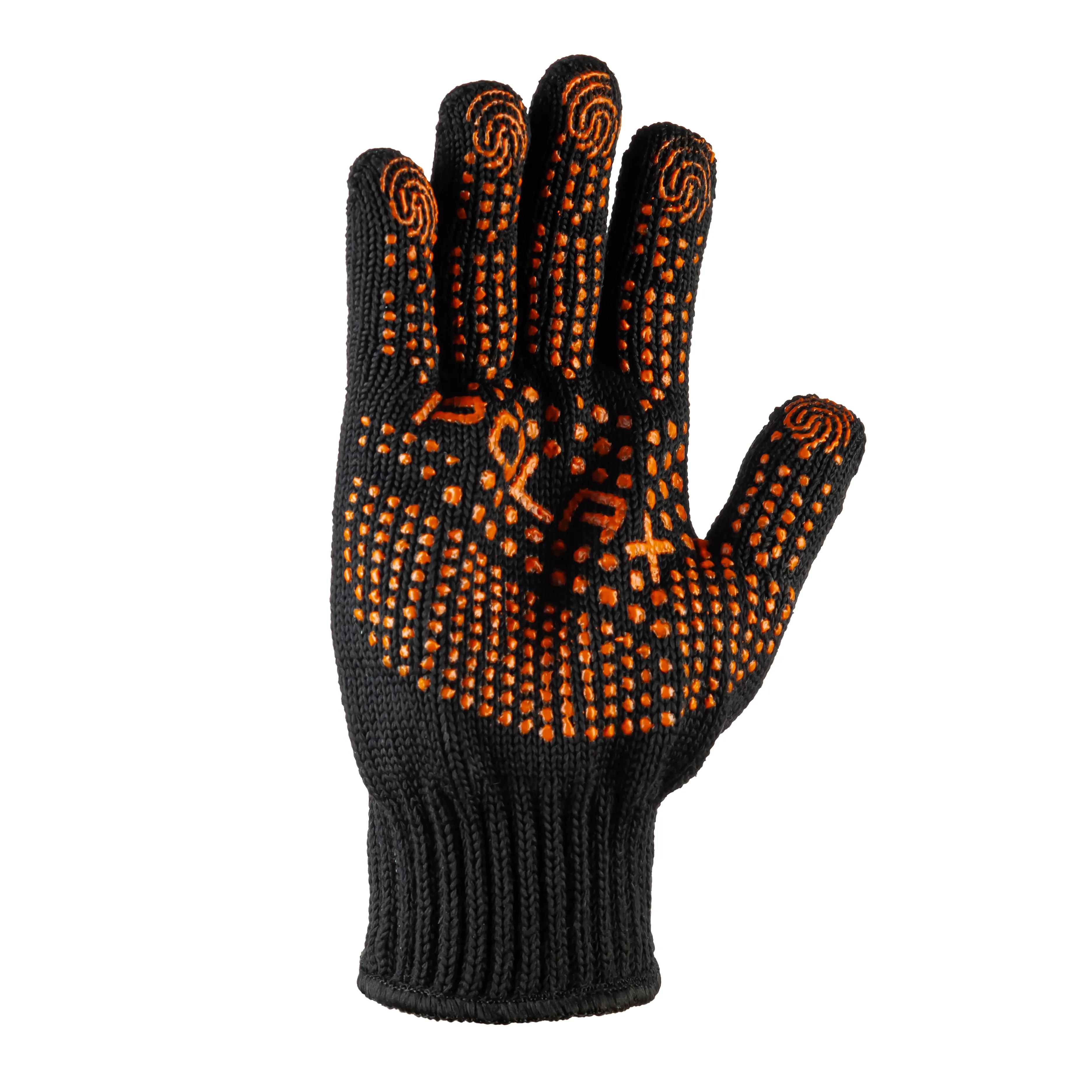 Рукавиці робочі Polax з ПВХ покриттям чорні, 70/30, р.11-XL (1000-333) - 493577