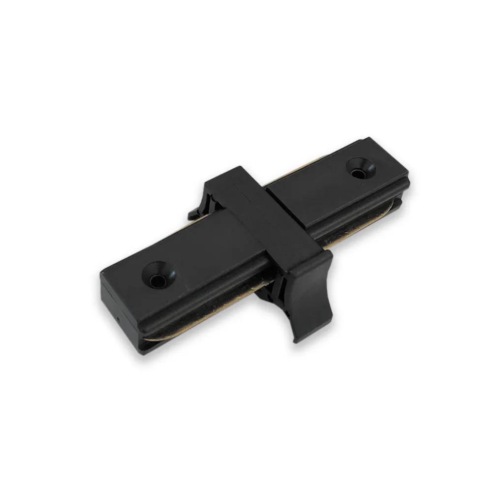 Коннектор прямой Feron LD1000 черный - 493668