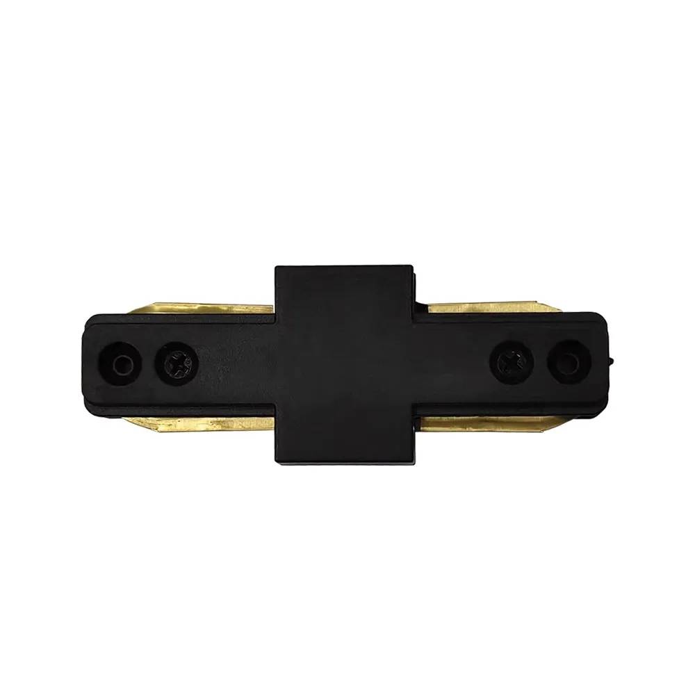 Конектор прямий Feron LD1200-P чорний - 493673