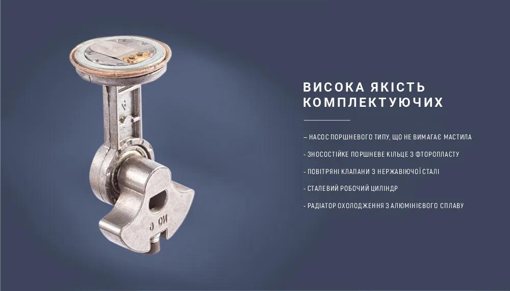 Компресор автомобільний VITOL Ураган KA-У12040 12В 12А 100 psi 35 л/хв, прикурювач + перехідник на клеми, арт. KA-12040 - 493812
