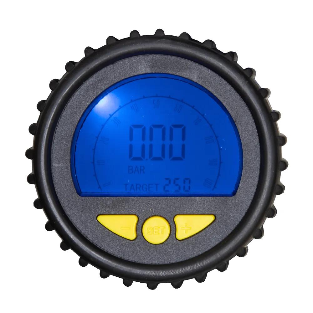 Компресор автомобільний VITOL K-22 12В 14А 100 psi 37 л/хв, цифровий манометр, автостоп, ліхтар, арт. K-22 - 493852