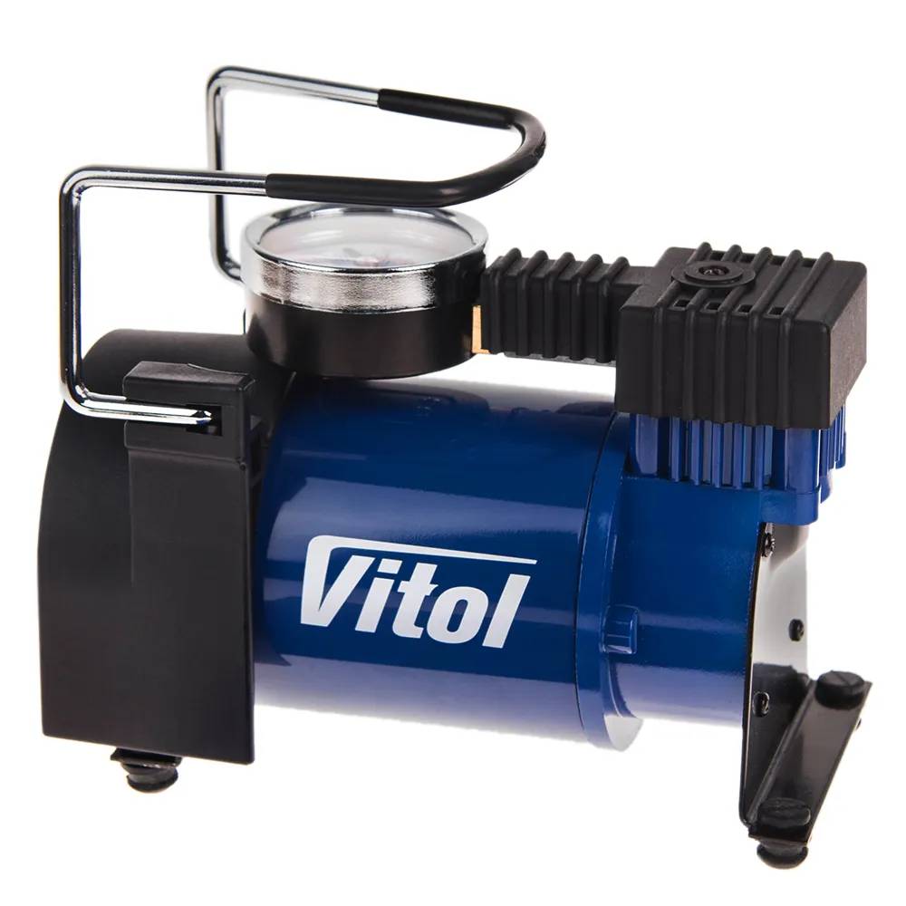 Компресор автомобільний VITOL K-30 12В 14А 150 psi 37 л/хв, живлення від прикурювача, арт. K-30 - 493856