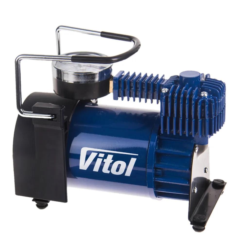 Компресор автомобільний VITOL K-50 12В 15А 150 psi 40 л/хв, живлення від прикурювача, арт. K-50 - 493899