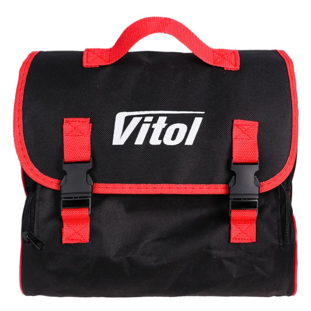 Компресор автомобільний VITOL K-70 12В 25А 150 psi 90 л/хв, 2 поршні, шланги 1,0 + 5,0 м, ліхтар, клеми АКБ, арт. K-70 - 493972